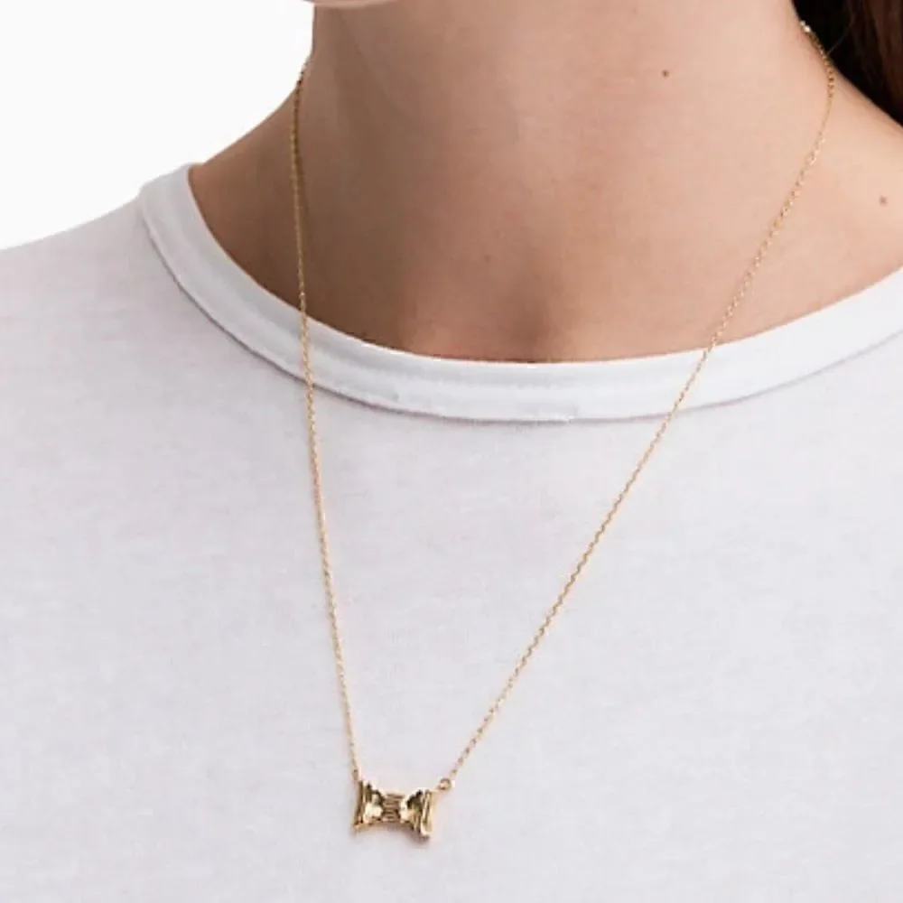 NWT Kate Spade All Wrapped Up Mini Pendant Necklace